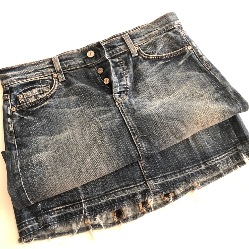Denim Midi Skirt